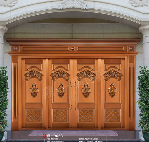 別墅四開(kāi)大銅門